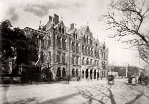 Street scene, Shanghai, China, c. 1890 s, along the Bund