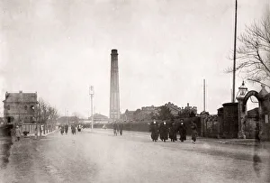 Street scene, Shanghai, China, c. 1890s factory gate