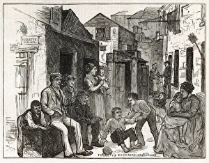 Street Scene/Slum/1875