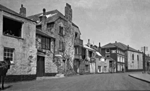 Petroleum Collection: Street scene, St Ives, Cornwall