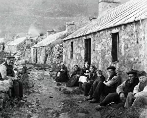 Images Dated 3rd August 2015: Street scene, St Kilda, Outer Hebrides, Scotland