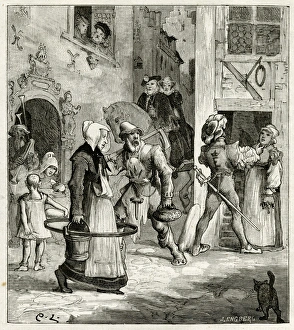 Images Dated 17th January 2017: Street scene in a Swedish town