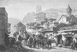 Images Dated 23rd August 2017: Street scene in Tbilisi (Tiflis), Georgia