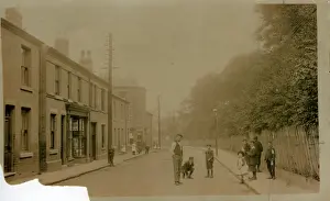 Bramley Prints: Street Scene, Thought to be Bramley, Yorkshire