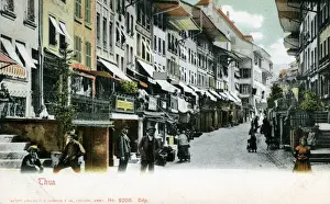Thun Prints: Street Scene, Thun