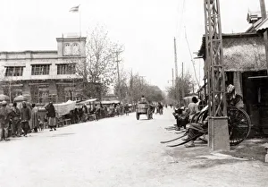 Street scene Tienstsin, (Tianjin) China, c. 1890