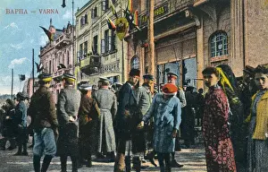 Bulgaria Prints: Street scene in Varna, Bulgaria