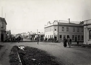 Woodville Prints: Street scene, Woodville New Zealand