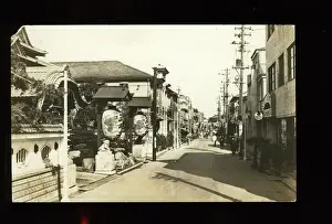 Street scene in Yokohama, Japan