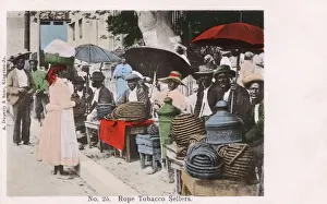 Coil Prints: Street Sellers of Rope Tobacco, Kingston, Jamaica