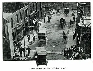 Herts Prints: Street setting for film Kitty, by Burlington Studios