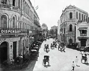 Singapore Prints: Street in Singapore