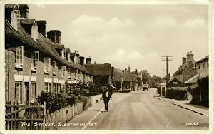 Wells Prints: The Street, Sissinghurst, Cranbrook, England