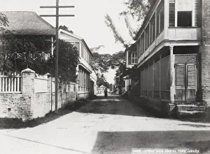 Street in Spanish Town, Jamaica, West Indies