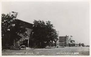 Drug Prints: Street in Susanville, Lassen County, California, USA