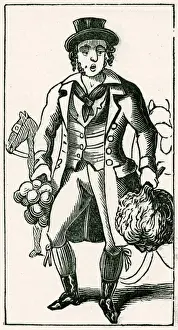 Cabbage Prints: Street trader - greens, cabbage, ho 1876