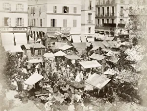 Barrow Gallery: Street vegetable market, Algiers, Algeria