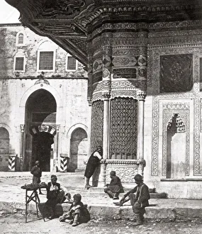 Street vendor Constantinople (Istanbul), Turkey, c. 1880