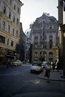 Side street in Vienna, Austria