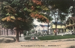 Putnam Collection: Street view, Brewster, Putnam County, New York State, USA