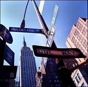Madison Prints: Street view Madison Aveenue New York