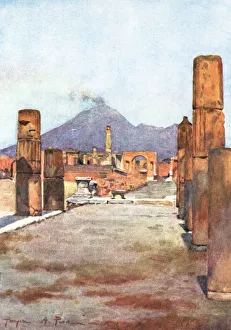 Images Dated 9th May 2011: Street View - Pompeii
