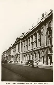 Facade Prints: Street view, Royal Automobile Club, Pall Mall, London