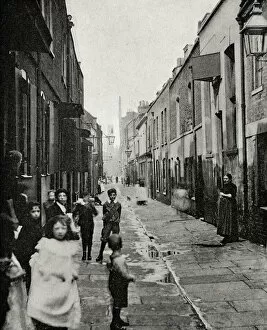 Poverty Gallery: Street in Wapping, East End of London