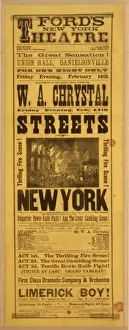 Thrilling Prints: Streets of New York thrilling fire scene
