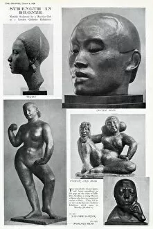 Images Dated 19th November 2020: Strength in Bronze, sculptures by Dora Gordine