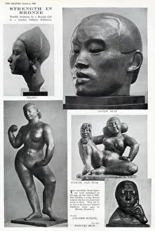 Images Dated 19th November 2020: Strength in Bronze, sculptures by Dora Gordine