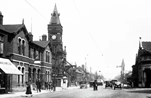 Chester Prints: Stretford Chester Road probably 1920s