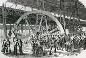 Creusot Gallery: The strike of Creusot of 1870. Meeting of factory