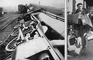 Images Dated 5th August 2011: Strike / Train Derailed