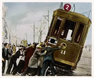 Strike in Valencia / 1931