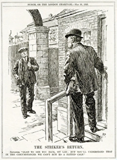 Images Dated 18th September 2017: Strikers return: General Strike 1926
