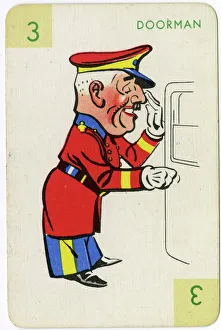Adult Collection: Strip tease card game - Theatre suit - Doorman