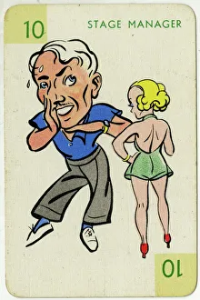 Manager Collection: Strip tease card game - Theatre suit - Stage Manager