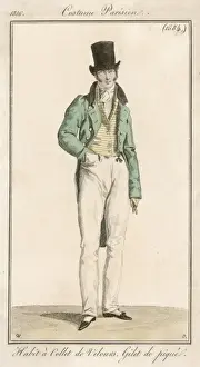 Gathered Prints: Striped Waistcoat 1816