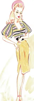 Murray's Cabaret Club Collection: Stripey T - Murrays Cabaret Club costume design
