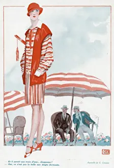 Complement Prints: Stripy Summer Frock 1928