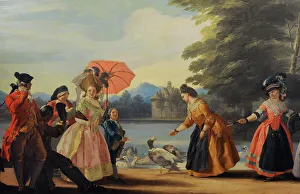 A Stroll beside the Large Pond of El Retiro, 1780