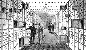 Chancery Prints: Stronghold at the Chancery Lane Safe Deposit, London, 1891