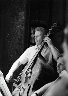 1961 Prints: Stuart Knussen, bass-player in the English Chamber Orchestra