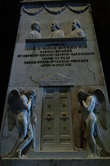 Vatican Collection: Stuart Monument, designed in 1817-1819 by the Italian Neocla
