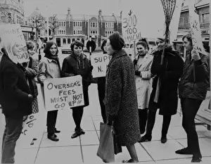 Demo Prints: Student fees demonstration, Eastbourne