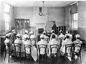 Advertising Gallery: Student nurses in a classroom