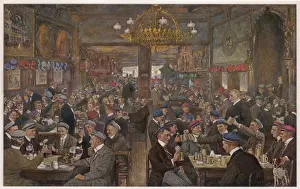 Cellar Prints: STUDENTS DRINKING 1909