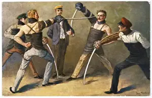 Bout Prints: STUDENTS DUEL C1905