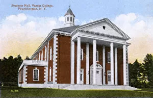 Students Hall, Vassar College, Poughkeepsie, NY State, USA